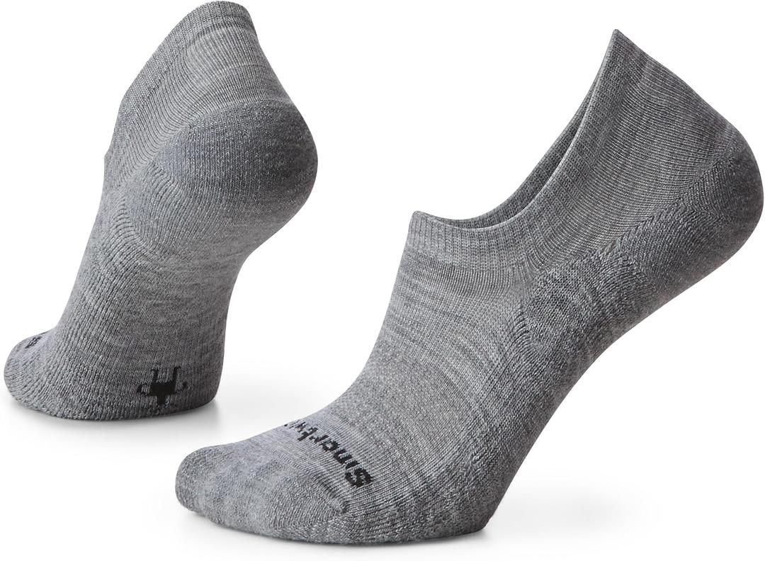 Smartwool Everyday Light Cushion Merino Wool No Show Socks for Men and Women (Gray)