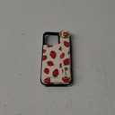 Petitian for iPhone 15 Case with Wallet - Women Girls Cute Girly Aesthetic Unique Design with Leather Credit Card Holder Cardholder Stand Wristband for Apple 15, Strawberry