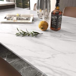 Stickyart 36"x160" Marble Peel and Stick Countertop Contact Paper Waterproof Off White Grey Granite Look Contact Paper Removable Self Adhesive Vinyl Marble Wallpaper Decorative Kitchen Backsplash