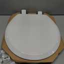 Mayfair NextStep2 Toilet Seat with Built-In Potty Training Seat, Slow-Close, Removable that will Never Loosen, Round, White