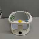 Coldew Baby Bath Seat for Babies 6 Months & Up, Non-Slip Toddler Bath Seat for Baby Sitting Up, Safe Baby Bath tub Seat with Suction Cups, Soft Cushion, Baby Bath Chair Gray