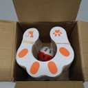 2-Pack Kitty Kurls Cat Scratcher  Foldable Magic Organ Cat Scratcher Board, Reversible Corrugated Cardboard Kitty Scratching Toy with 2 Bell Balls for Indoor Exercise