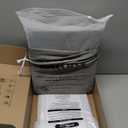 Luxury Organic Tencel & Viscose from Bamboo Cooling Sheet Set, Silky Soft Lyocell Sheets with Deep Pocket, Hypoallergenic & Breathable Bedding with Pillowcases(Gray, California King)