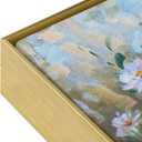 Floating Frame for 16x24 Canvas Paintings, DIY Metal Modern Canvas Floater Frame with 1.5" Deep for Oil Paintings Portrait Landscape Living Room Bedroom Home Office Wall Art Decor (Gold)