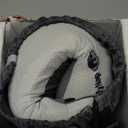 ComfyNap Versatile Travel Neck Pillow for Airplane [Patented], 9 Positions in 3 Techniques, Plane Pillow with Pure Memory Foam, Travel Pillow with HeadRest Flight Sleep, Travel Essential - Moon