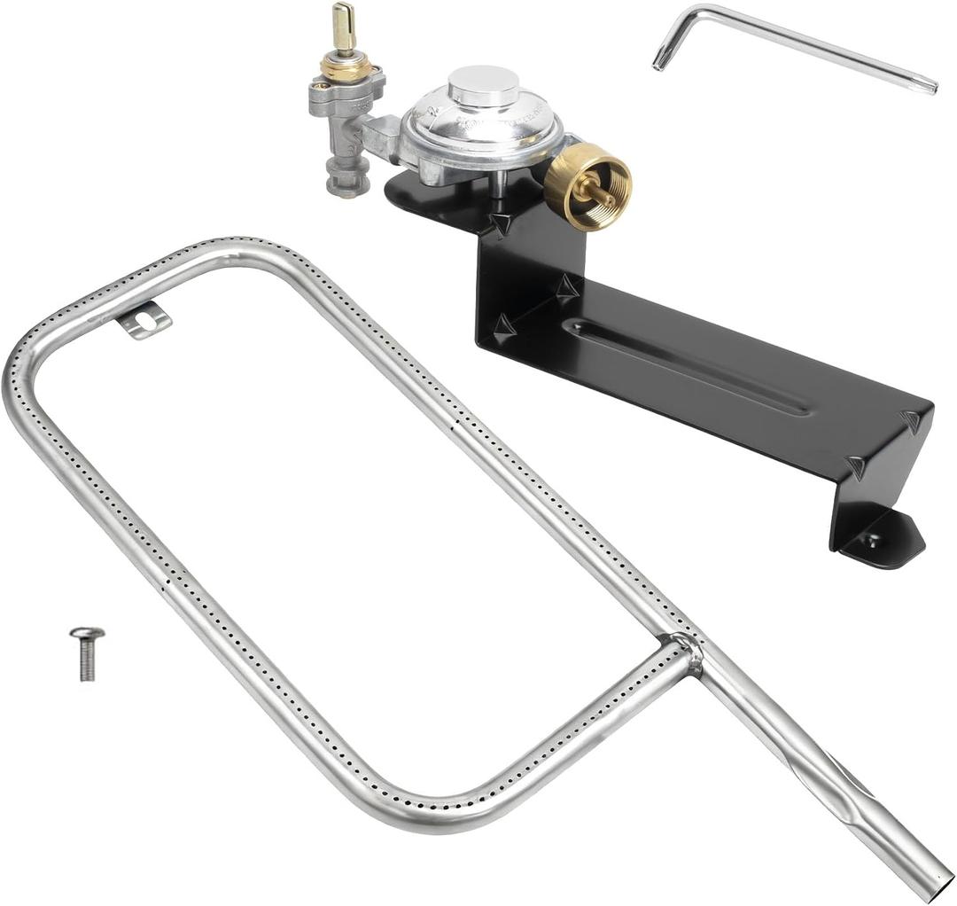 64865Grill Valve with Regulator & Burner Kit for Weber Q2000/Q2200 Grills, for Weber Q2200 Q2000 Series