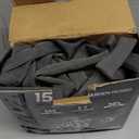 Garden Hose 50ft, Made of TPU(Not PVC), Ultra-Light & Flexible Water Hose, Non-Shrinking, Easy to Store, Drinking Water Safe Material, All-weather, Black&Gray