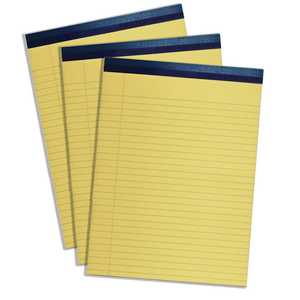 Office Yellow Legal Pad, Pack of 6