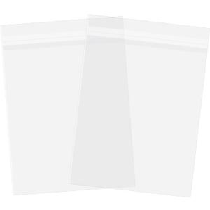 AUEAR 18" x 24" (100 Pack) Clear Plastic Sleeves - Acid Free 1.6mil Crystal Resealable Bags -Fit for Clothing, Household, Premium Packaging