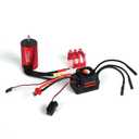 Waterproof 2-3S 3660 3500KV Brushless Motor with 60A ESC Electronic Speed Control Combo for 1/10 1/12 1/14 1/18 1/16 Remote Control Car RC Truck Vehicle RC Boat Accessories