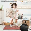 tchdio Bath Mat-Super Absorbent Quick Dry Bath Mats for Bathroom Floor Non Slip-Bathroom Mats with Rubber Backing-Ultra Thin Bathroom Rugs Fit Under Door, 21" x 34", Terracotta