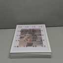 KINLINK 11x14 Picture Frame Set of 4, Wooden 14x11 Photo Frames with Plexiglass for 8x10 Picture with Mat or 11x14 Without Mat, Art Collage for Wall Gallery and Tabletop Display, 11 x 14 Frame White