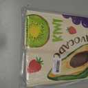 Watercolor Fruit Table Runner, Watermelon Pineapple Banana Orange Kitchen Dining Table Decoration, Spring Summer Grapes Kiwi Avocado Burlap Indoor Outdoor Home Decor Party Supply 13 x 72 Inches