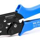 SN-2549 Ratcheting Crimping Tool 0.08-1.0 mm  18-28AWG for PH2.0/XH2.54/2.54/2.8/3.0/3.96/4.8/KF2510/JST Dupont style Terminal