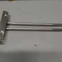 Teenyyou 20.4" Swivel Towel Rack 2 Arms 304 Stainless Steel Sliver