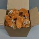 Shappy 50 Pcs Mini Highland Cow Animal Toys 2.36 Inch Small Highland Cattle Stuffed Animals Bulk Cute Tiny Plushies for Birthday Gift Party Carnival Prize
