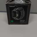 Fullmosa Compatible with Apple Watch Bands 49mm Ultra3/2/1, Rugged Apple Watch Strap Ultra with Military Grade Shockproof Bumper Case for Men Women, Army Green