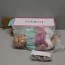 Milidool Lifelike Reborn Baby Dolls - 18 Inch Real Life Realistic Newborn Baby Dolls Girl with Soft Weighted Body Gift Set for Kids Age 3+ (Bella)