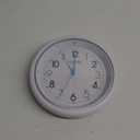 10 in. Night Vision Quartz Analog Wall Clock with Sweeping Hand Movement