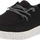 Skechers Women's BOBS Skipper Tide Pool Sneaker (6, Black)