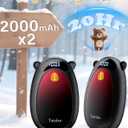 Electric Hand Warmers Rechargeable, Cute Bear Design, LED Display, 4 Settings, Fast Heating Portable Pocket Heater Magnetic Handwarmers 2 Pack for Hunting Essentials Camping Gift for Men Women