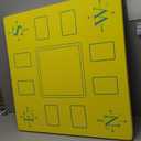 Floating Mahjong Table for Pool, Double-Sided Water Game Tray with Mahjong & Poker Card Playing Surfaces for Poker, Card, Dominoes, Board Games and Summer Pool Party Supplies