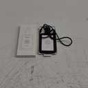 Lanyards for ID Badges Holder, SANTLET Silicone ID Badge Holder Name Card Case Protector with Retractable Cord, Safety Breakaway Buckle, 2 Card Slots for Office Staff Teachers Employees Cruising Black (Vertical)