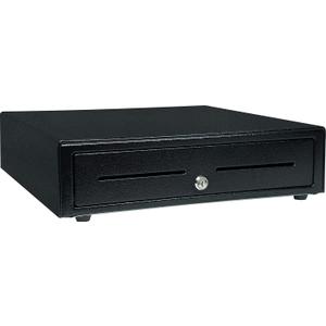 Star Micronics CD4-1616 5 Bill / 5 Coin Choice Series Cash Drawer with 2 Media Slots and Included Cable (16" x 16") - Black