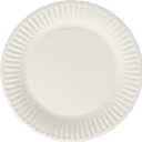 9'' White Paper Plates, 12/100ct