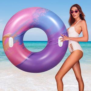 HeySplash Pool Floats, Inflatable Pool Floaties for Adults | Inflatable Swim Tube Raft, Pool Floaty Swim Rings Party Decorations Fun Pool Toys Summer Beach Lake River, 42.1"