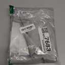 AmazerBath Grey and White Shower Curtain Fabric, Striped Shower Curtain Cloth with Heavy Duty Stones and Rust-Resistent Metal Grommets, 72" W x 72" H