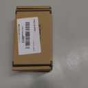 goldenwarm 5 Pack Black Cabinet Knobs for Dresser Drawers Kitchen Hardware Handles 1.1 inch Width Square Knob for Cabinets,Zinc Alloy