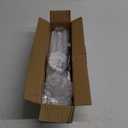 White Tension Curtian rod no drill, 42 to 115 inch Adjustable Heavy Duty black shower curtain rod for Windows bathroom Closet