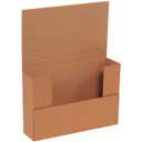 Boxes Fast BFM962BFK Corrugated Cardboard Easy-Fold Mailers, 9 1/2 x 6 1/2 x 2 Inches, Fold Over Mailers, Adjustable Die-Cut Shipping Boxes, Multi-Depth, Medium Kraft Mailing Boxes (Pack of 50)