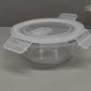 R.repad yay 12oz Round Glass Food Containers With Lids, Small Round Glass Meal Prep Containers set,1.5 Cup Small Clear Food Storage Bowls BPAFree, Microwave, Dishwasher, Freezer Safe（White）