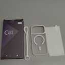 Stronger Magnetic & Shockproof for iPhone 17 Pro Case,Fit for MagSafe, with Screen Protector & Wrist Strap, Military-Grade Drop, Translucent Slim for iPhone 17 Pro Case, Glacier White