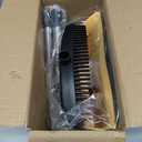 2-Pack is More economical,Brooms with Dustpan Combo Set with 52" Long Handle, Dustpan Teeth with self-Cleaning Function, Indoor and Outdoor Sweeping, Perfect for Home Office(Large/Yellow /2-Pack).