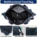 Foldable Travel Duffel Bag Expandable collapsible Luggage Large Capacity Lightweight Oxford Fabric Waterproof Men and Women
