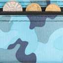 Kids Wallet for Boys Girls Teens Trifold, Canvas Toddler Wallet for Boys, Cute Zipper Wallets Youth with Coin Pocket and Card Holders, Novelty Wallets for Childrens Birthday Gifts (Camo blue suit)