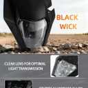 JFG RACING Dirt Bike Headlight with Turn Signals, Universal LED Motorcycle Head Light Kit for Dirtbike Pit Bike Enduro Off Road CR CRF XR YZ YZF 125 150 250 450-Black