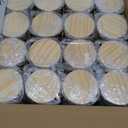 SHOWIN Thick Candle Jars for Making Candles 16 Pcs, 7 OZ Empty Jars with Wood Lids for Candle Making, Sample Container, Frosted Brown