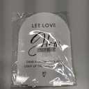 Let Love Glow Sign for Wedding Wedding Signage for Bridal Shower Engagement Birthday Ceremony Reception Party Clear Acrylic Decor