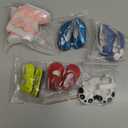 6 Pairs of Doll Shoes Include Boots Leather Shoes Fits 18 Inch American Girl Doll