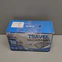 18 Packs Vacuum Bags for Travel with Rechargeable Pump, 3 Sizes Vacuum Seal Bags for Clothing, Compression Vacuum Travel Bags for Luggage, Vacuum Packing Bags for Closet Organization