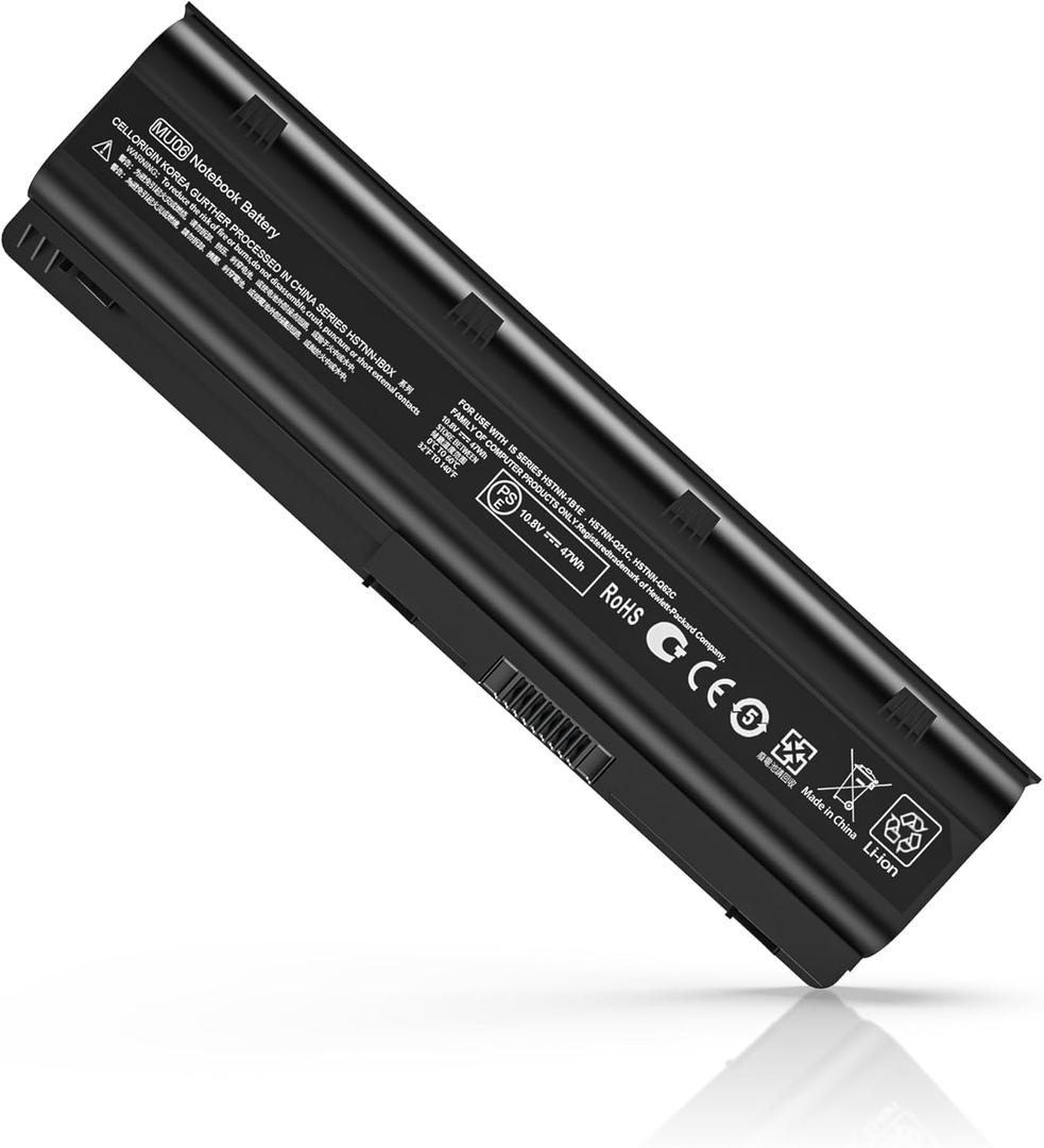 MU06 MU09 Laptop Battery for HP Spare 593553-001 593554-001, HP Compaq Presario CQ32 CQ42 CQ43 435 436, Pavilion DM4 G4 G6 G7 DV3-4000 DV5-2000 DV6-3000 DV7-6000