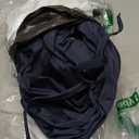 Szblnsm Outdoor Cushion Covers Replacement 19x19x3In, Patio & Sofa Cushion Covers with Handle & Adjustable Straps, Waterproof, Set of 4, Bavy Blue