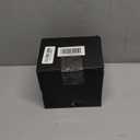 suyika Tea Cup with Infuser and Lid, 15.2 Ounce Wood Handle Ceramic Loose Leaf Mug Gradient Black&Blue 450ml