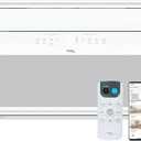 TCL 12,000 BTU Q-Series Smart Inverter Window AC with Heat Pump, Ultra-Quiet, up to 67% Energy Saving, 115V, Compatible with Alexa/Google Assistant/Apple Homekit/Matter, Cools up to 550 Sq. Ft. (White)