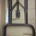 Set of 2 Folding Banquet Table Legs - Sturdy Foldable Table Legs w/Non-Slip Plastic Tips & All-Around Welds - Sleek Black Finish 19 Gauge Steel - 24" W x 72" H Standing Desk Legs