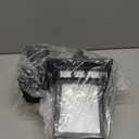 Dusk to Dawn Outdoor Lights with GFCI Outlet Sensor Outside Exterior Porch Wall Light Fixture, Anti-rust Wall Mount Lantern, Waterproof Wall Sconce, Outside Lights for House Front Door, Bulb not Included (Black)